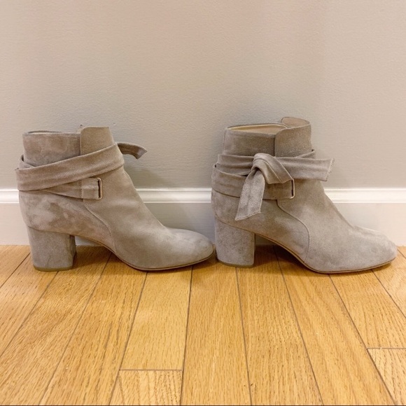 RARE Rag & Bone Go To Suede Neutral Ankle Boots - Picture 8 of 10